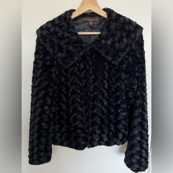 Fever Jackets & Blazers - Fever Faux Fur Jacket/Blazer | Color:Balck |Size:L